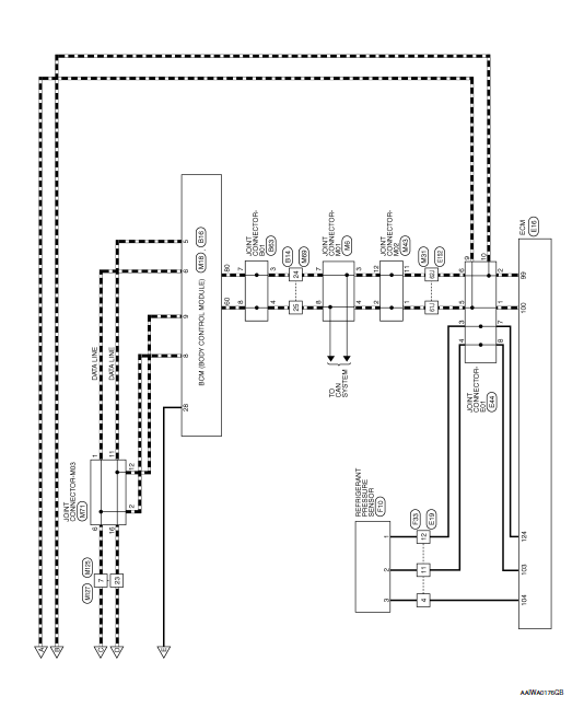 Nissan Rogue Service Manual: Wiring diagram - Automatic air